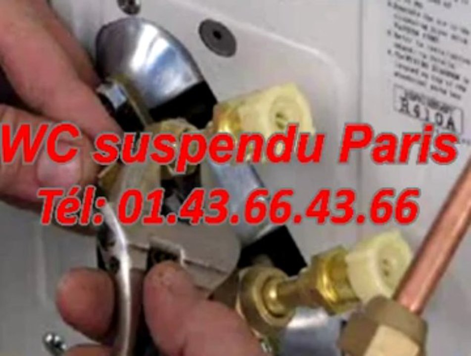 WC suspendu Paris Tél: 01.43.66.43.66
