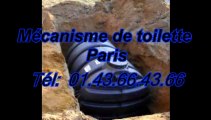 Mécanisme de toilette Paris Tél: 01.43.66.43.66