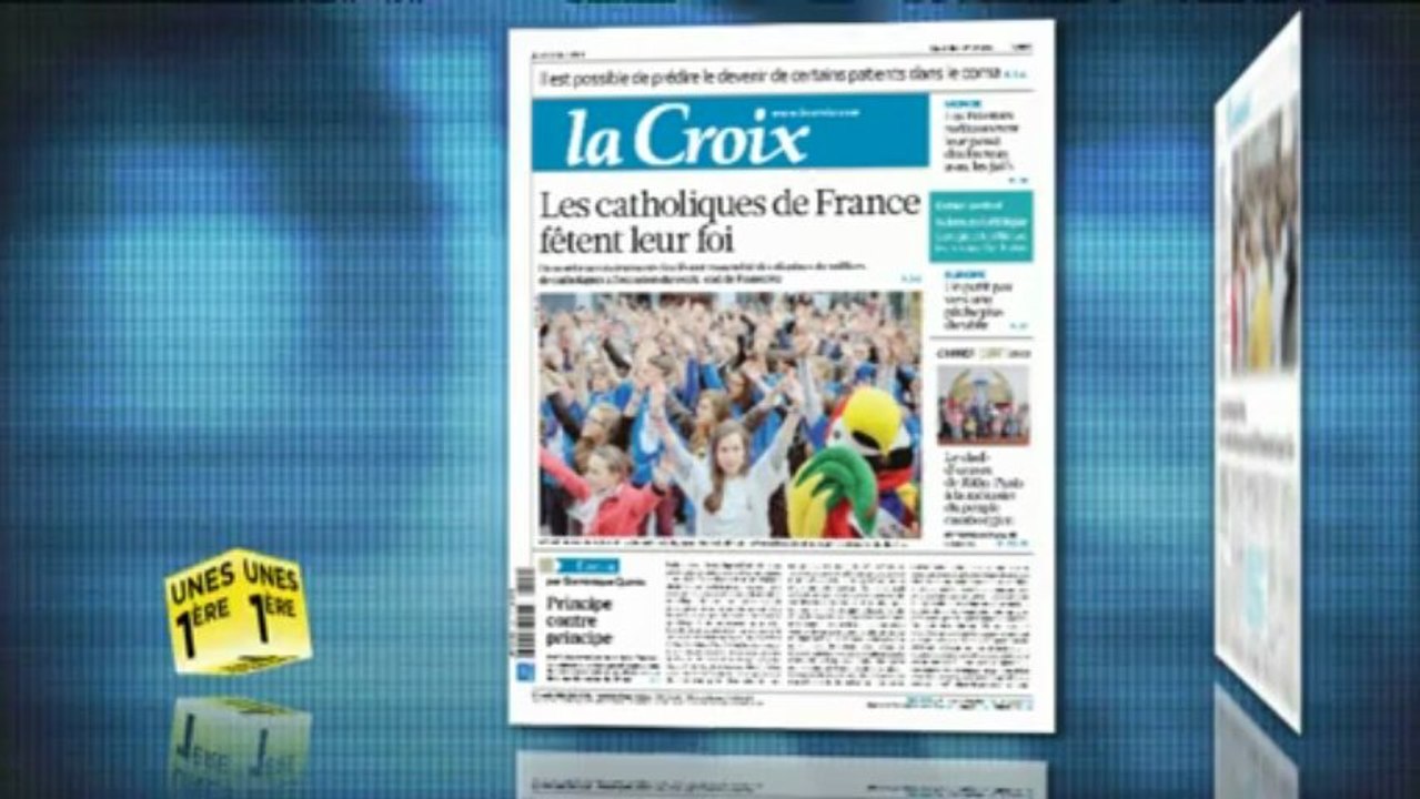Revue de presse Unes 1ère - Mardi 21 mai 2013