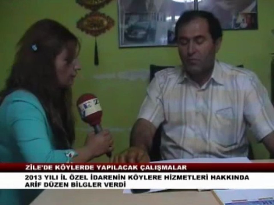 ZİLE NİN KÖYLERİNDE YAPILAN ÇALIŞMALAR