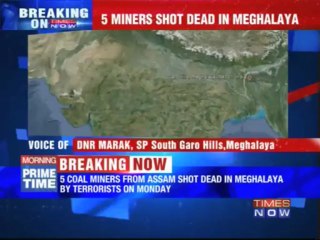 Five miners shot dead in Meghalaya
