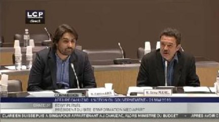 Travaux en commission : Auditions de Edwy PLENEL et Fabrice ARFI (Mediapart)