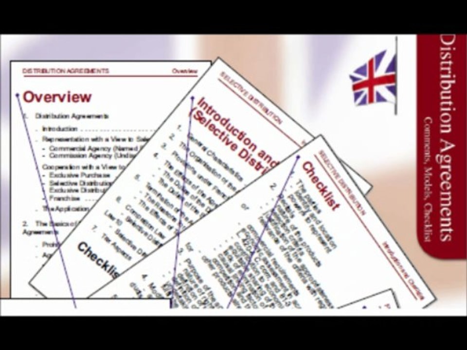 Distribution Agreements - Contrats de distribution - Ouvrages bilingues en Droit des affaires