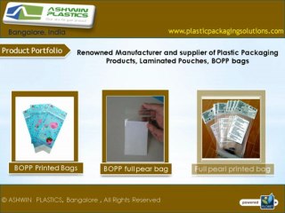 Bopp Poly Bag - Laminated Pouches Suppliers in Bangalore