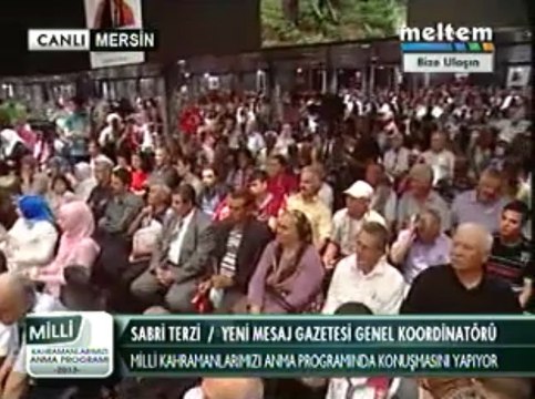 Meltem Tv Sabri Terzi Mersin Konferansı 18,05,2013