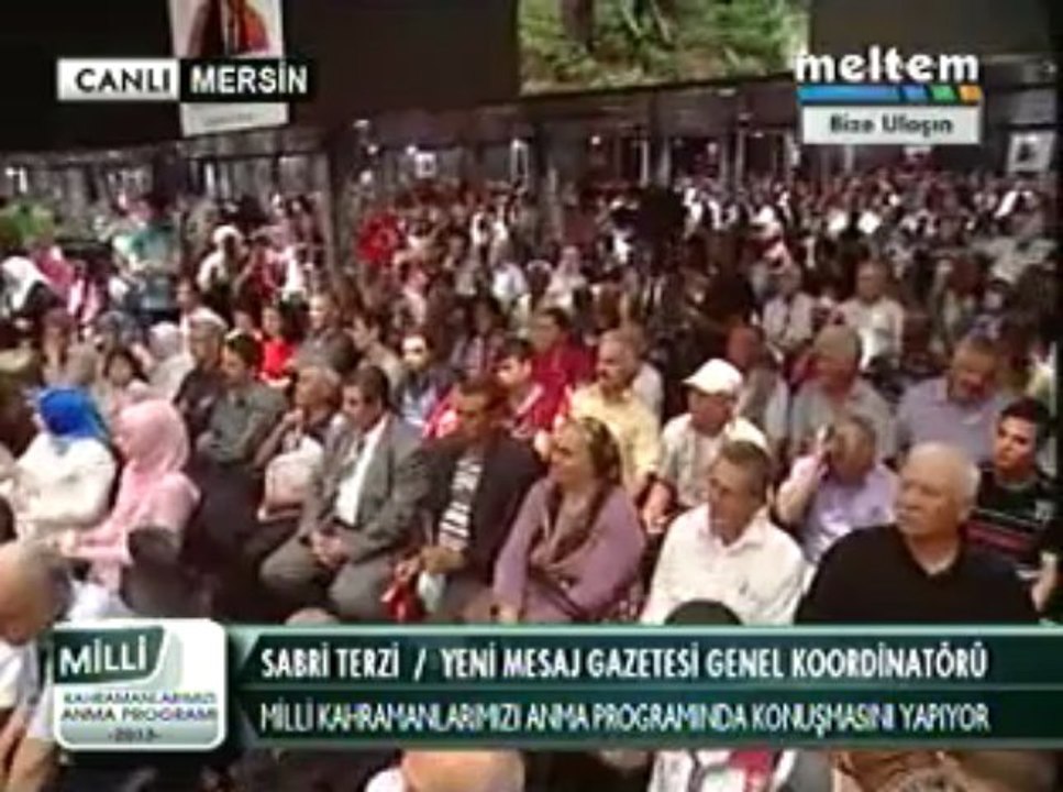 Meltem Tv Sabri Terzi Mersin Konferansı 18,05,2013
