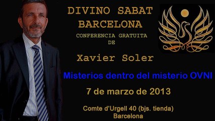 conferencia  Xavier Soler misterios dentro del misterio OVNI