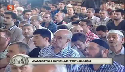 Ayasofya hafızları ilahi grubu Regaip 2013 STV
