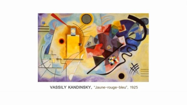 Vassily Kandinsky, Jaune-rouge-bleu (1925) : présentation en LSF (langue des signes française)