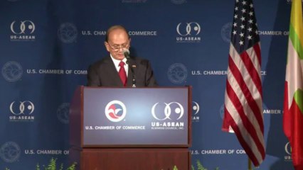 Myanmar is open for business, leader tells US firms