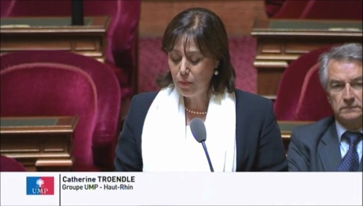 Catherine Troendlé, Sénateur du Haut-Rhin : Fermeture de la section professionnelle au lycée de Masevaux