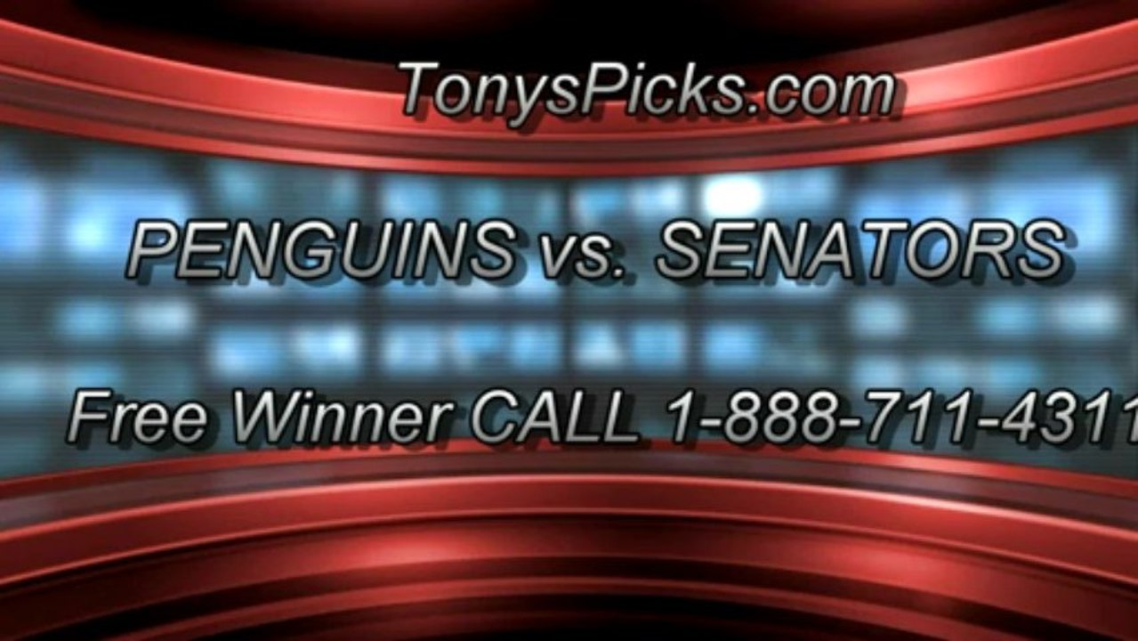 NHL Game 4 Pick Prediction Ottawa Senators vs. Pittsburgh Penguins Odds Playoff Preview 5-22-2013