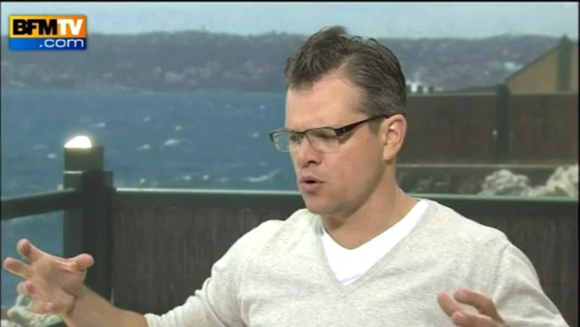 Behind the Candelabra : Interview of Matt Damon at le Festival de Cannes - 21/05