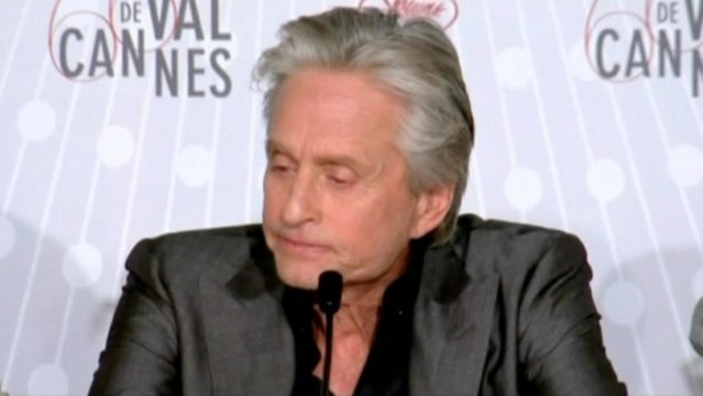 Michael Douglas gets emotional at Cannes
