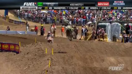 Descargar video: 2013 AMA 450 Motocross Rd 1 Hangtown Moto 1 HD 720p