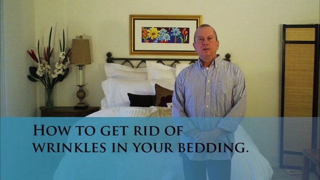 How to get wrinkles out of your bedding - by Vero Linens