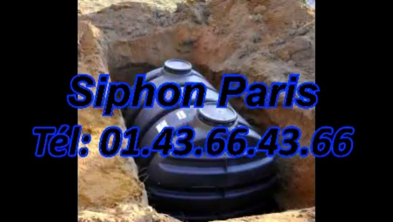 Siphon Paris Tél: 01.43.66.43.66