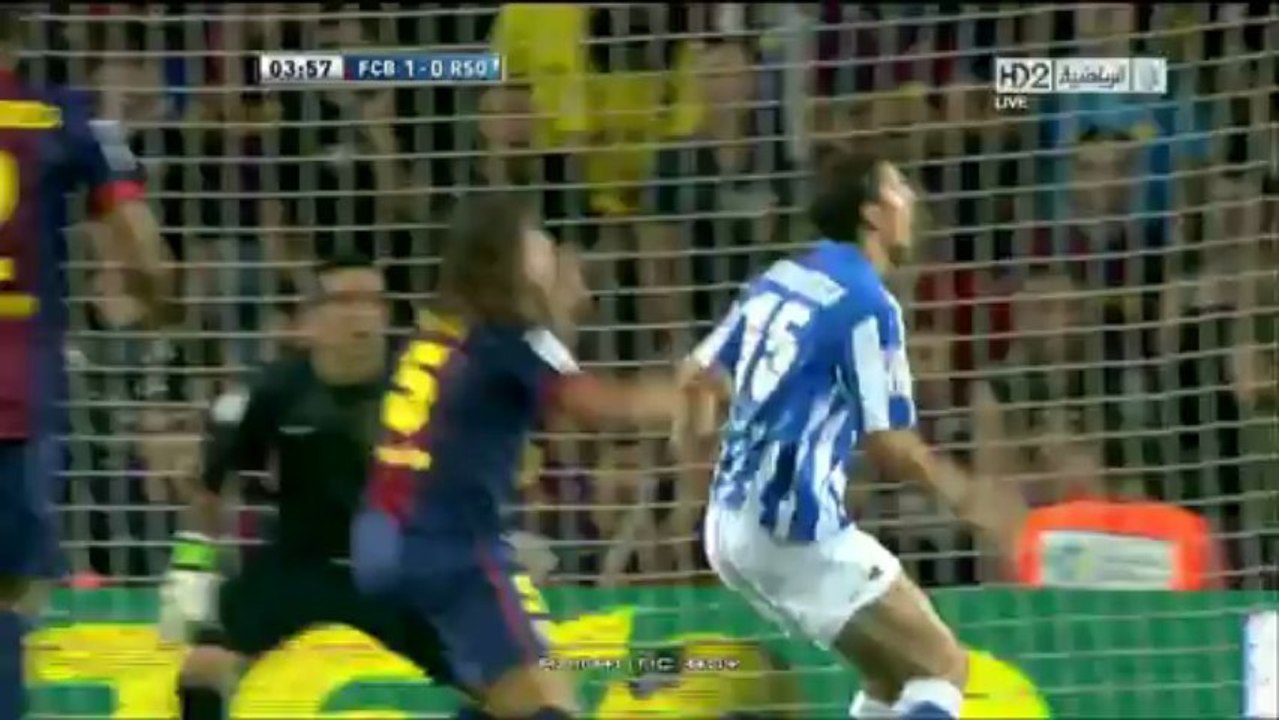 برشلونة 1-0 ريال سوسيداد هدف بويول