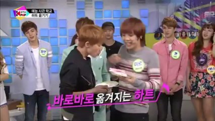 130521 akp mir&kevin kissing game lol