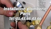 Installation plomberie Paris Tél: 01.43.66.43.66