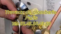 Travaux de plomberie Paris Tél: 01.43.66.43.66