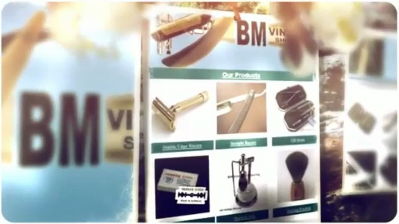 BM Vintage Shaving - double edge razors, straight razors