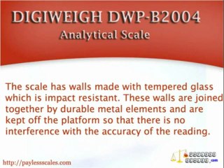ANALYTICAL SCALE - DIGIWEIGH DWP-B2004