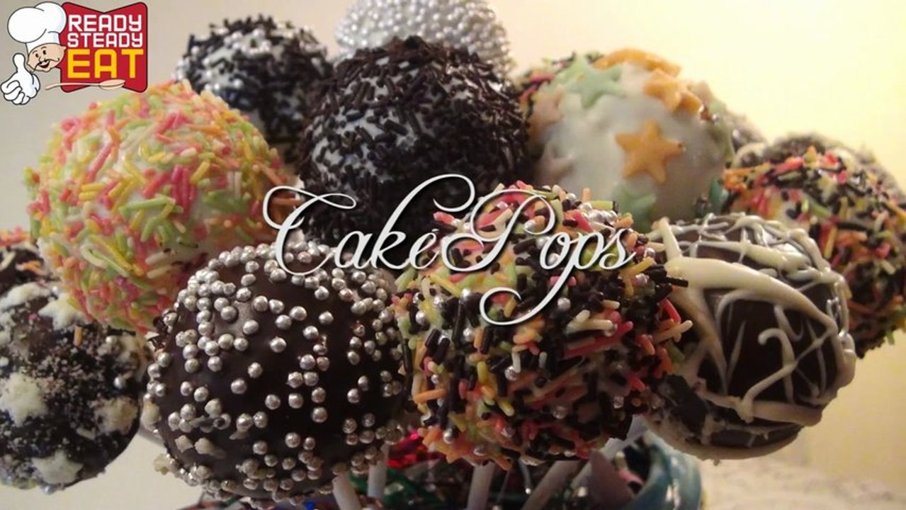 How to Make CAKE POPS - Cake Pops Recipe Demonstration