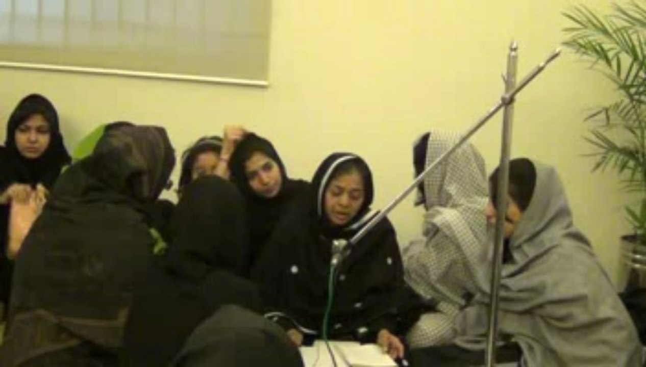 Zakira Zeeshan Fatima Majlis e Aza at Mashad Palace