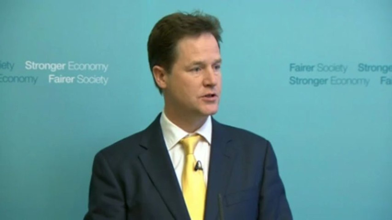 Nick Clegg: Tory backbenchers "consumed by game playing"