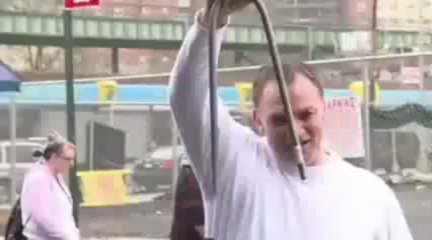 92 Year Old STRONGMAN Mike Greenstein Pulls Car By His Teeth