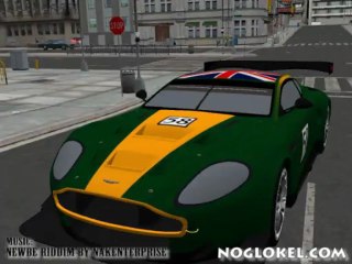 3D animation City Drive and Fly