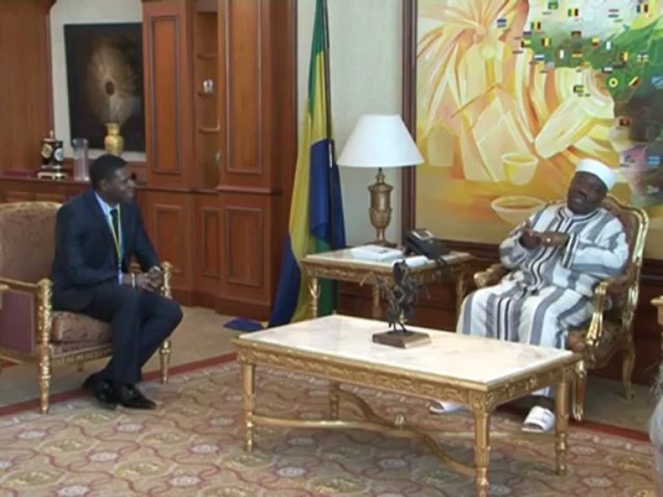 Gabon : audience accordée par le Président Ali Bongo Ondimba à Ruslan Obiang Nsué