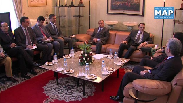 غلاب يستقبل وزير شؤون حقوق الإنسان البحريني