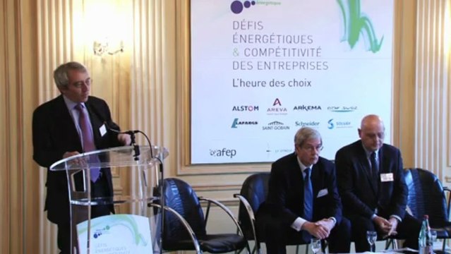 AFEP : Intro par P.Pringuet, Pst de l'Afep ; P.Varin, Pst du Cercle de l'Industrie et D.Pourquery, Le Monde