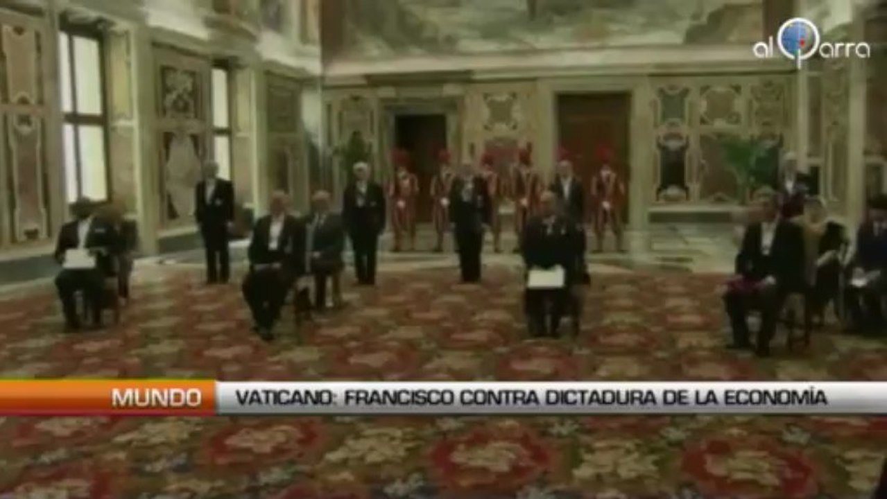 Vaticano: El Papa se alza contra la dictadura de la economía.