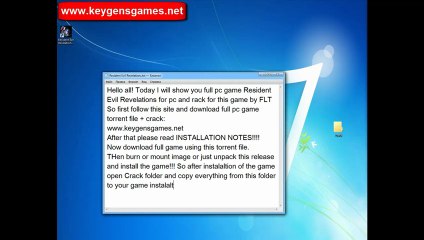 Resident Evil Revelations Game Torrent Download