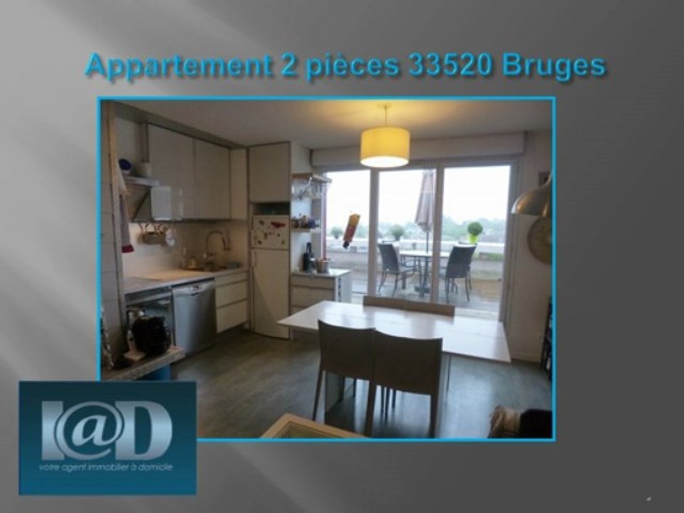 APPARTEMENT 2 PIECES TERRASSE PARKING A VENDRE 33520 BRUGES GIRONDE