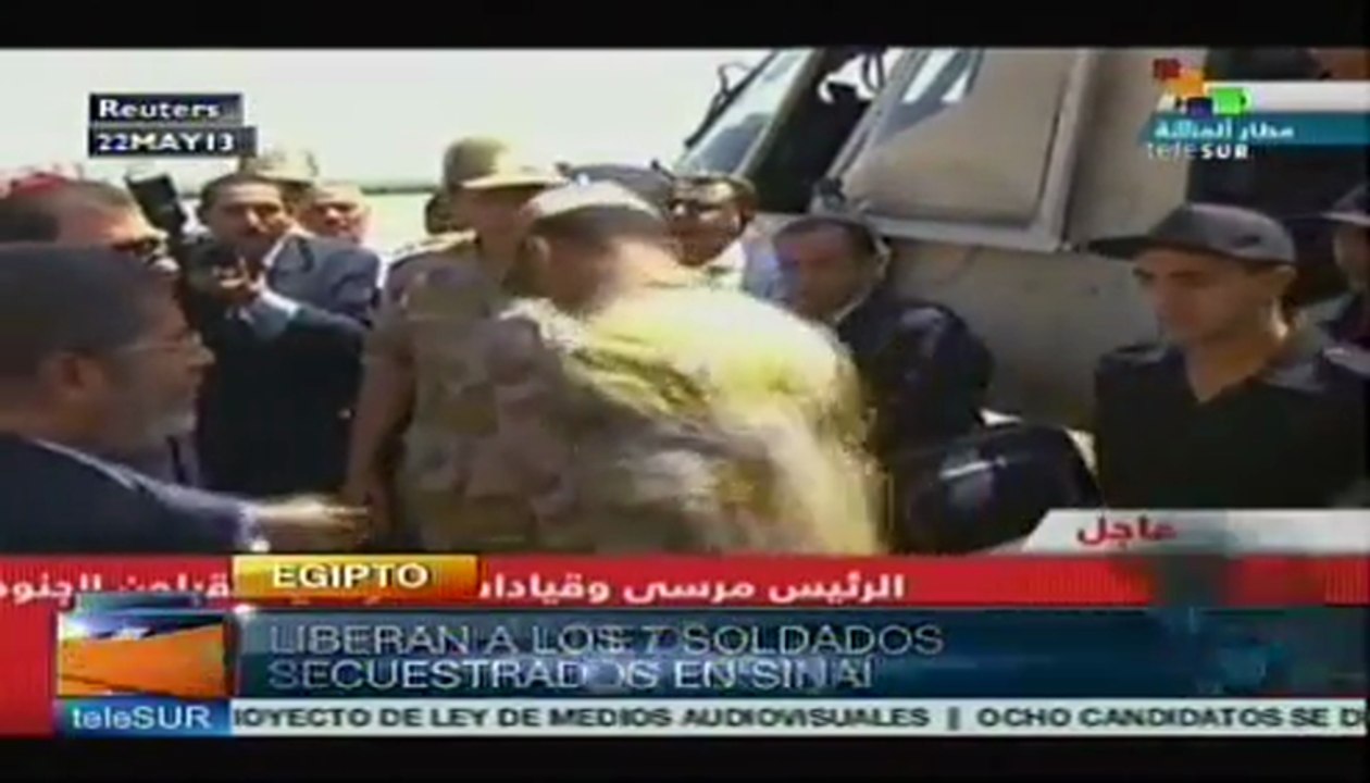 Siete policías y soldados egipcios fueron liberados en Sinaí