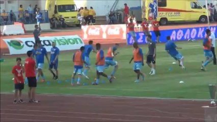 Προθέρμανση Απόλλωνα τελικός κυπέλλου