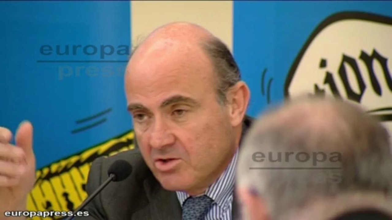 De Guindos: "Bruselas no cuestiona el plan de reformas"