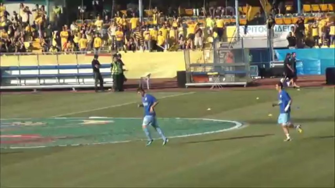 Τελικός-είσοδος Απόλλωνα-προθέρμανση