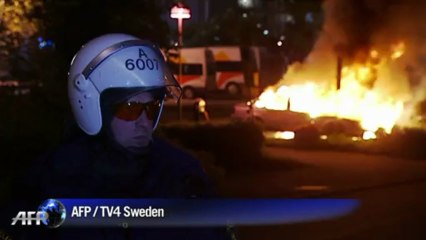 Suède: les incidents se multiplient à Stockholm et sa banlieue