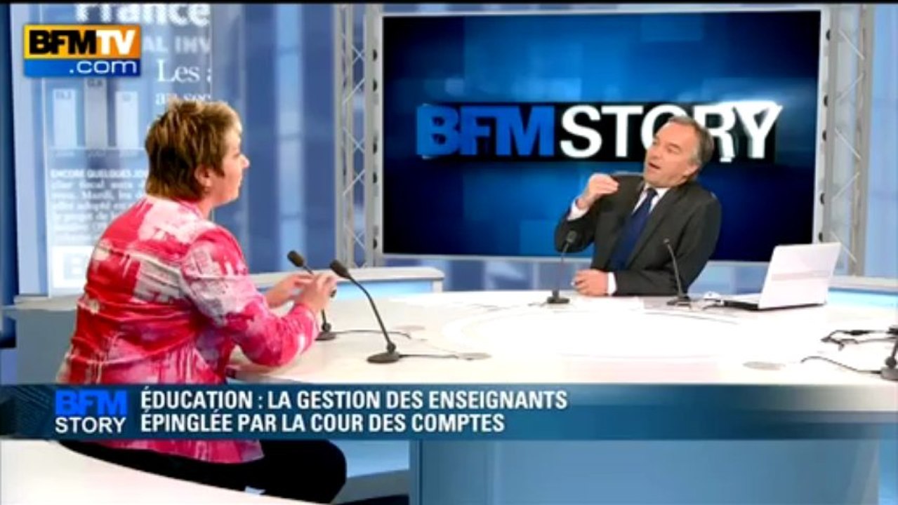 BFM STORY: La gestion des enseignants épinglée par la Cour des comptes - 22/05