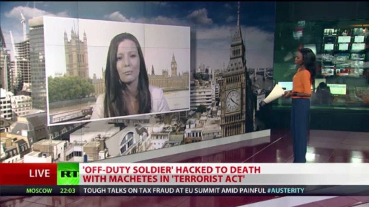 UK soldier beheaded outside army barracks in Woolwich, London