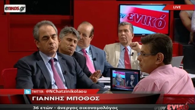 Η εκπομπή του Νίκου Χατζηνικολάου στο enikos.gr για την Ανεργιά 3o Mέρος