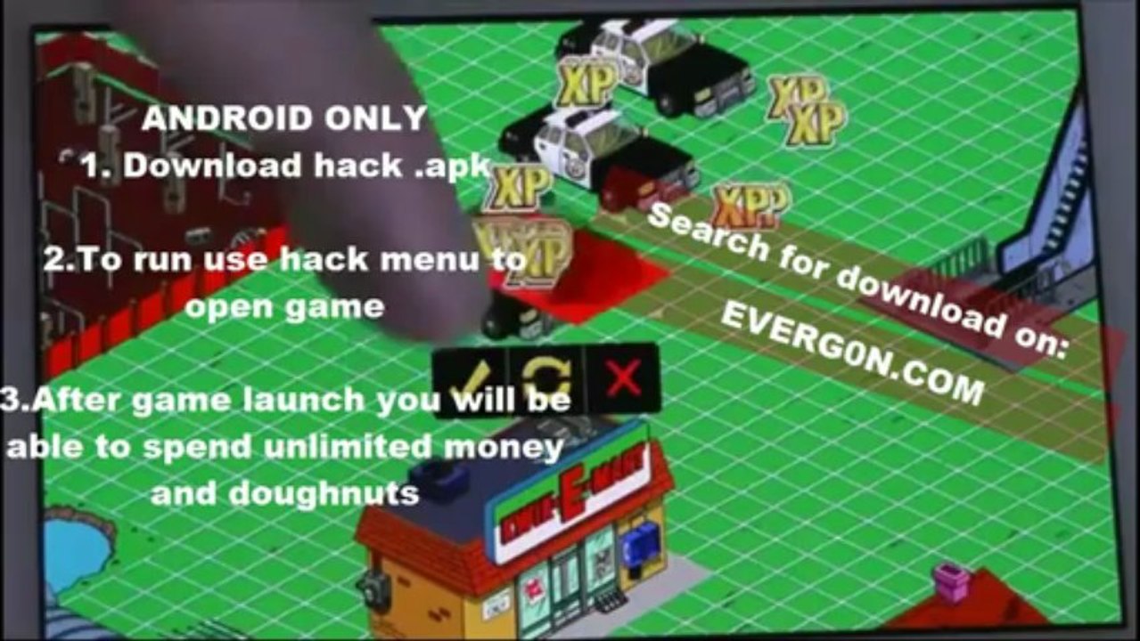 The Simpsons Tapped Out Android NO ROOT Hack 2013