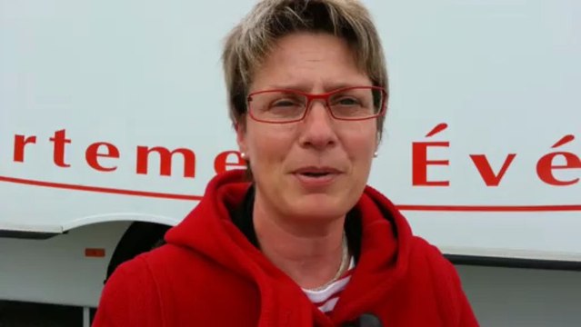 Championnat de France de Triathlon et Duathlon UNSS 2013 (Interview Marie Hélène Dupré)
