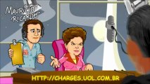 Dilma tenta tranquilizar REGIANE  que  recebe Bolsa Família KKKKK