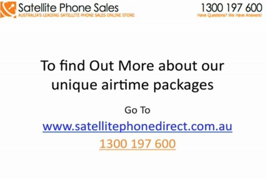 Why Do You Have To Have An Airtime Contract With An Isatphone Pro Satellite Phone In Australia